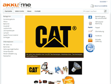 Tablet Screenshot of akku4me.de